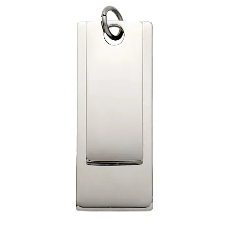 Ταυτότητα για χάραξη, ανδρικό μενταγιόν από ανοξείδωτο ατσάλι, TRIBUTE