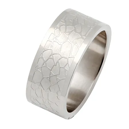 TRIBUTE, Ανδρική Βέρα από ανοξ.ατσάλι