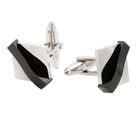 TRIBUTE, ανδρικά μανικετόκουμπα από ανοξείδωτο ατσάλι