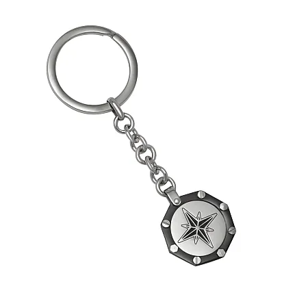 TRIBUTE, Ανδρικό Μπρελόκ Από ανοξείδωτο ατσάλι