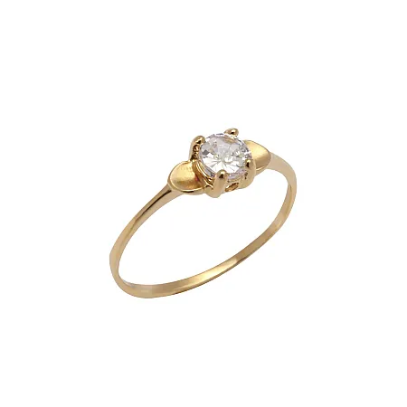 silverline,ασημένιο "Μονόπετρο" Γυναικείο Δαχτυλίδι με ζιργκόν