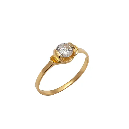 silverline,ασημένιο "Μονόπετρο" Γυναικείο Δαχτυλίδι με ζιργκόν